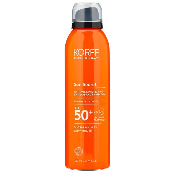 Korff Sun Secret Olio Spray Corpo Dry Touch 200ml SPF50+ -1