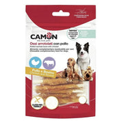Camon Rolls di Pelle Bovina con Pollo Per Cani 345g-3