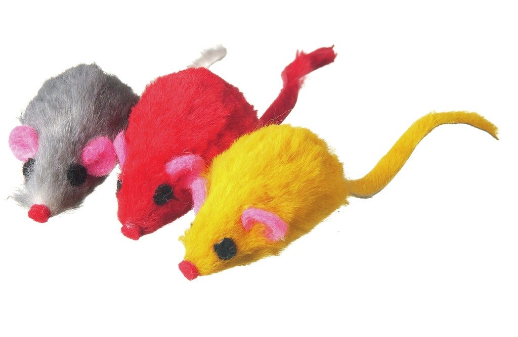 Camon Gioco Per Gatti Topino Mini colorato-1