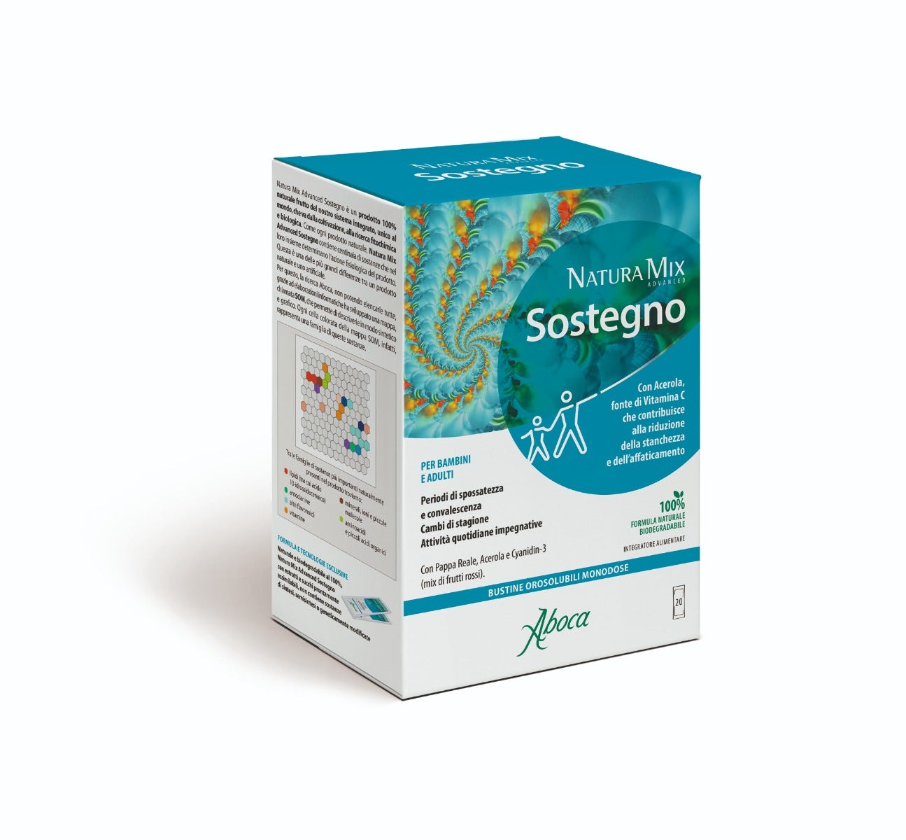 Aboca Natura Mix Advanced Sostegno 20 Bustine Integratore-2