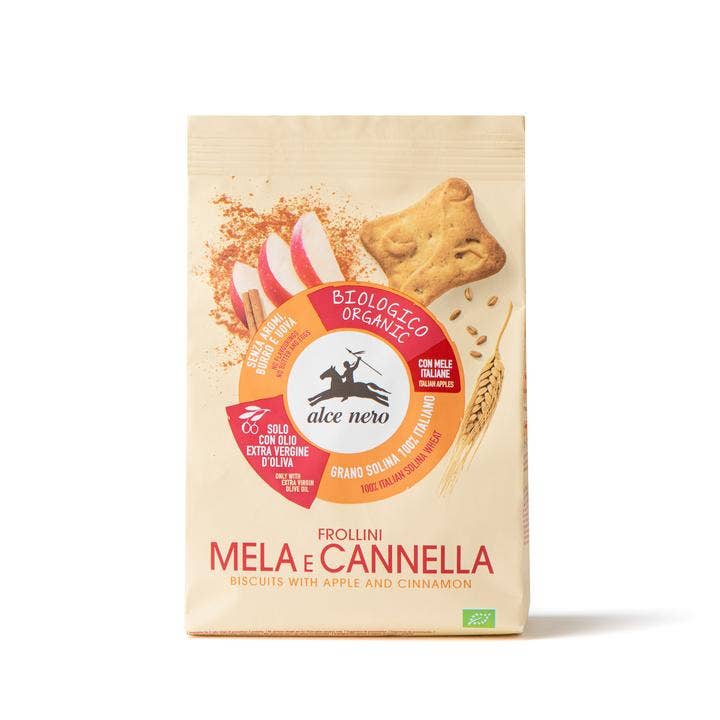 Alce Nero Frollini Mela E Cannella Bio 250g-1