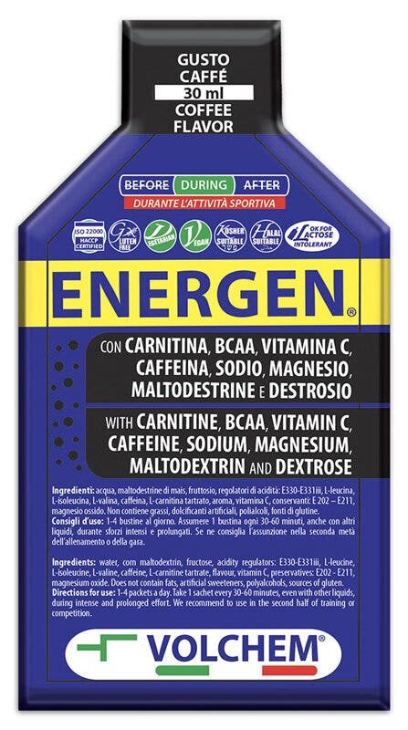Volchem Energen Gel Energetico Gusto Caffè 30ml-1