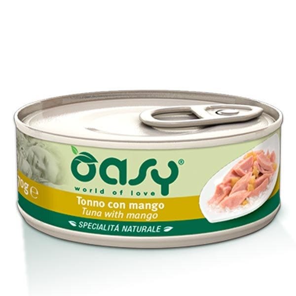 OASY WET CAT TONNO/MANGO 70G-1