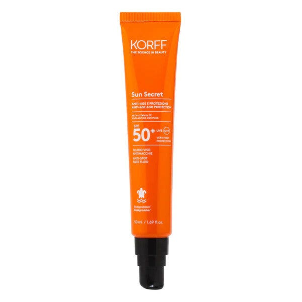 Korff Sun Secret Fluido Viso Antimacchie 50ml SPF50+-1