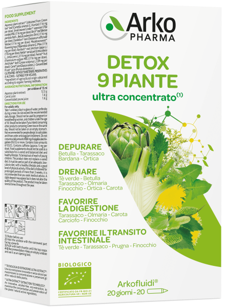 Arkopharma Arkofluidi Detox Bio 20 Fiale-3