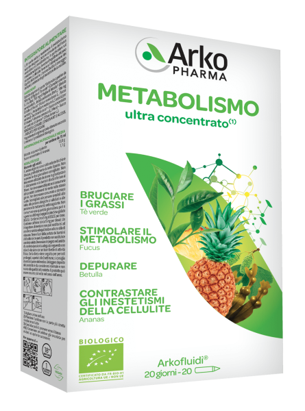 Arkopharma Arkofluidi Metabolismo Bio 20 Fiale-3