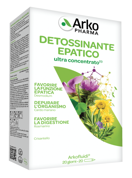 Arkopharma Arkofluidi Detossinante Epatico 20 Fiale-4