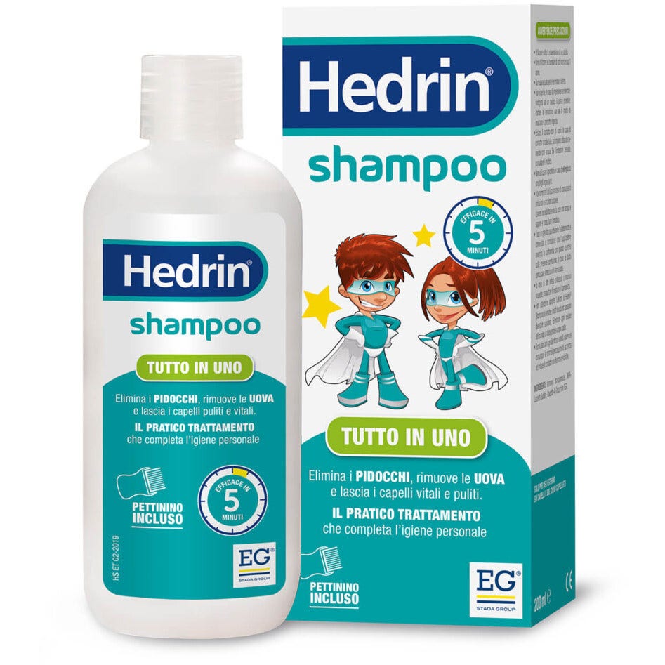 Hedrin Shampoo Antipediculosi 200ml-1