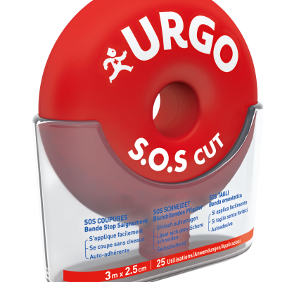 Urgo SOS Cut  Benda Autoadesiva 3mx2,5cm 1 Pezzo-1