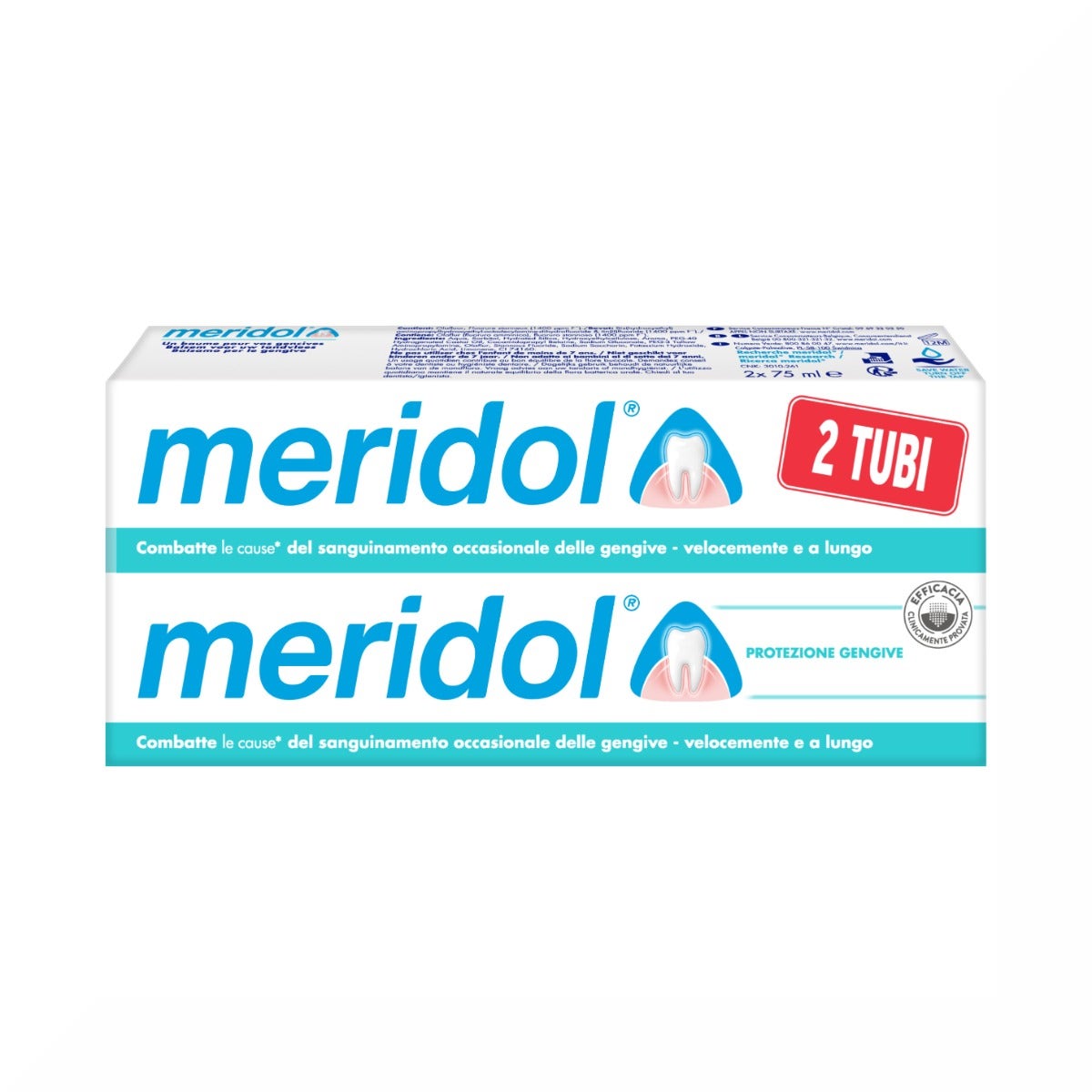Meridol Dentifricio Protezione Gengive 2x75ml-19