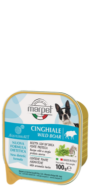 Marpet Aequilibriavet Cinghiale Cibo Umido Per Cani Adulti Vaschetta 100g-2