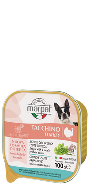 Marpet Aequilibriavet Tacchino Cibo Umido Per Cani Adulti Vaschetta 100g-2