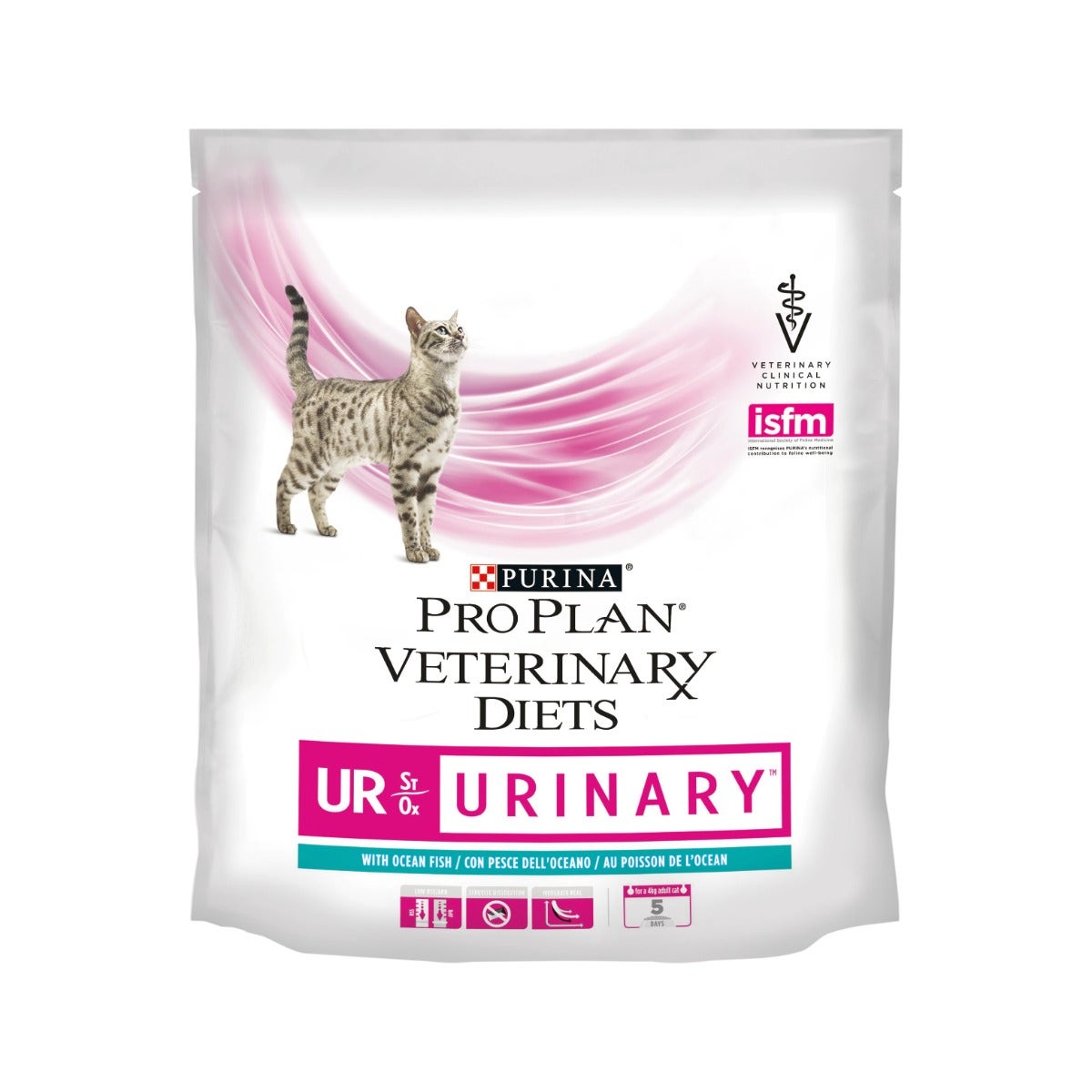 Purina Pro Plan Veterinary Diets Secco Gatto UR Urinary St/Ox Pesce Dell'Oceano Busta 350g-0