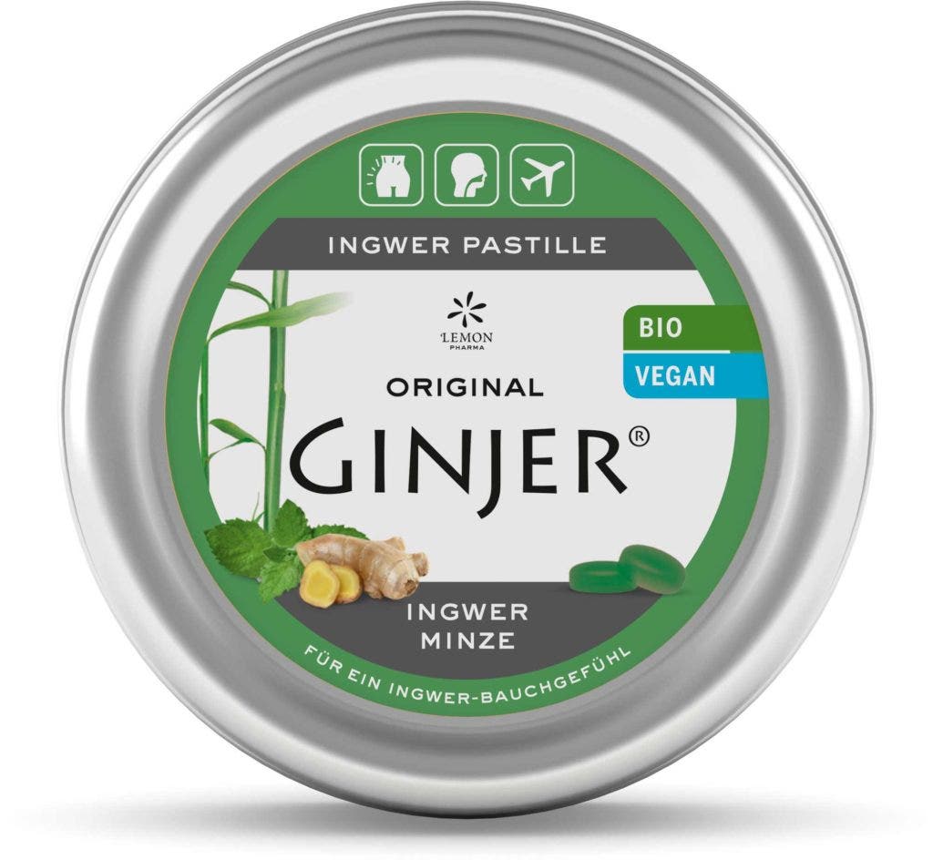 Lemon Pharma Ginjer Zenzero E Menta Pastiglie 40g-1