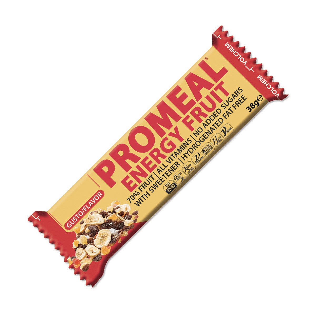 Volchem Promeal Energy Fruit Barretta Energetica Gusto Frutta 38g-1