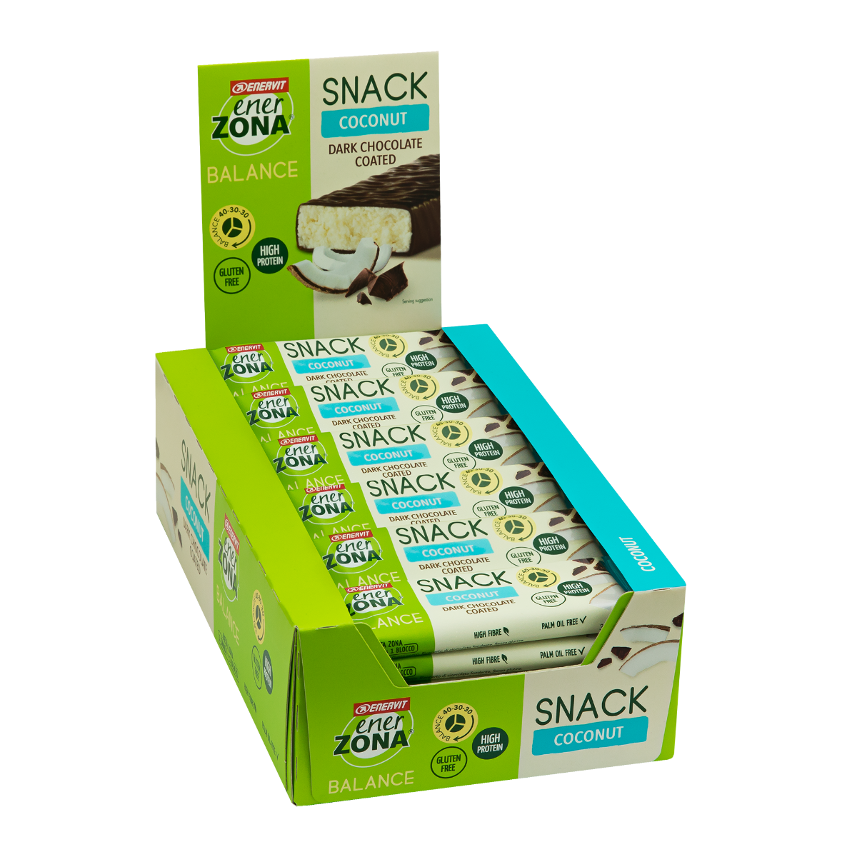 Enerzona Snack Coconut 30 Barrette Da 33g-1