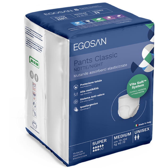 Egosan Pants Classic Night Large Assorbimento Super 7 Pezzi-1