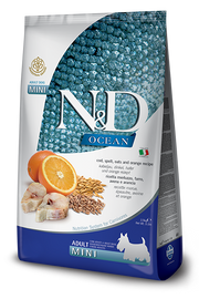 Farmina N&D Ocean Merluzzo E Farro Cani Adulti Taglia Mini Sacco 7kg-1