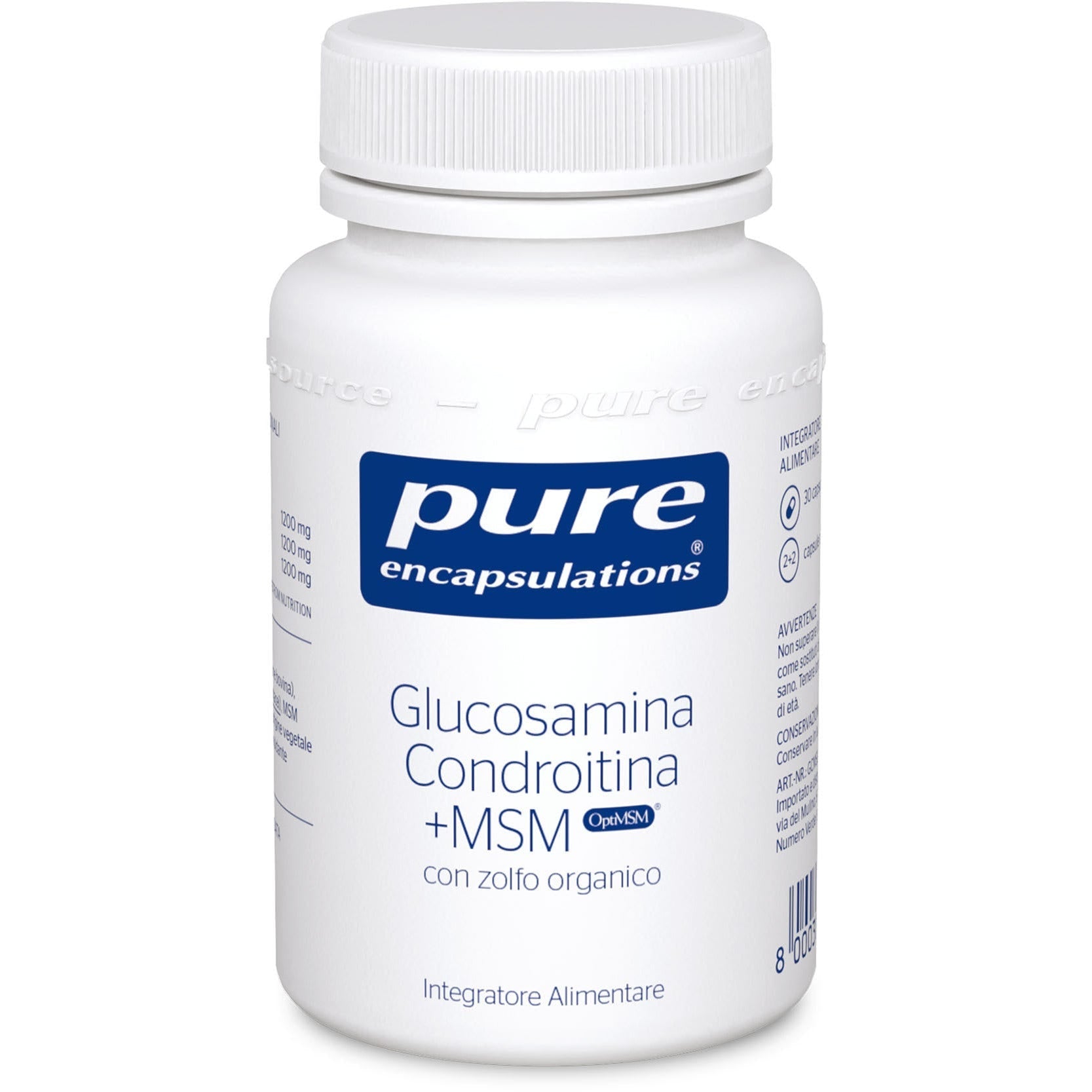 Pure Encapsulations Glucosamina Condroitina +MSM 30 Capsule  - 4