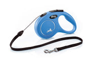 Flexi New Classic In Corda Guinzaglio Per Cani Colore Blu Taglia S 5m-1
