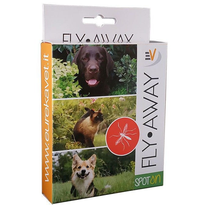 Fly Away Spot On Olio Di Neem Protezione Cute Cani 10 Fiale-1