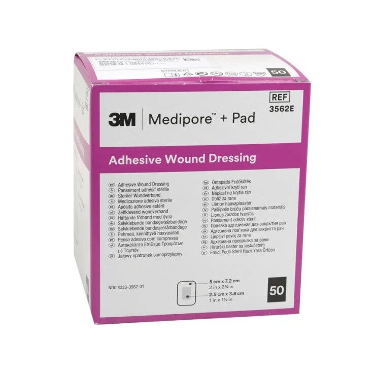 3M MEDIPORE CER+PAD 5X7CM 50PZ-1