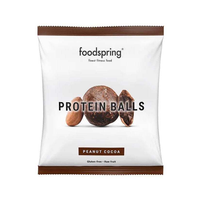 Foodspring Protein Balls Snack Proteico Gusto Arachidi Cacao 40g-4