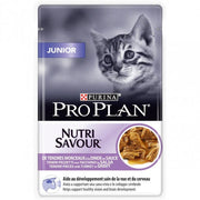 Purina Pro Plan Nutri Savour Junior Gatto Pezzetti Tacchino In Salsa Bustina 85g-1