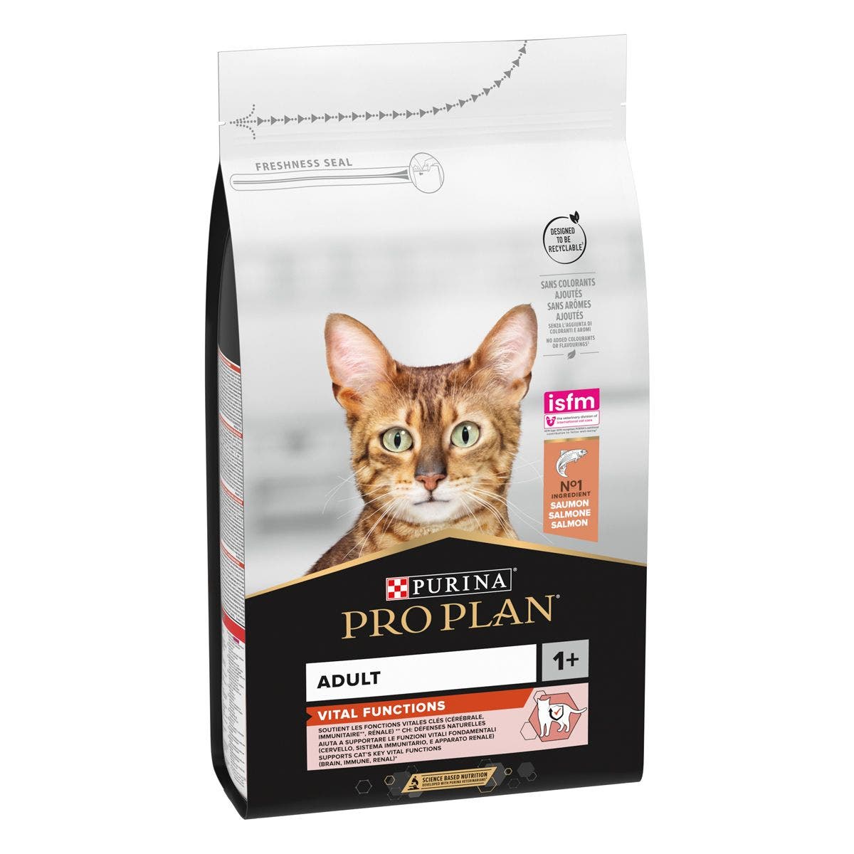 Purina Pro Plan Adult 1+ Vital Functions Cibo Secco Con Salmone Gatti Adulti Sacco 1,5 kg-3