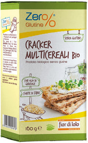 Fior Di Loto Zer% Crackers Multicereali Bio 160g-2