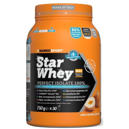 Named Sport Star Whey Isolate 100% Nocciola 750g-3