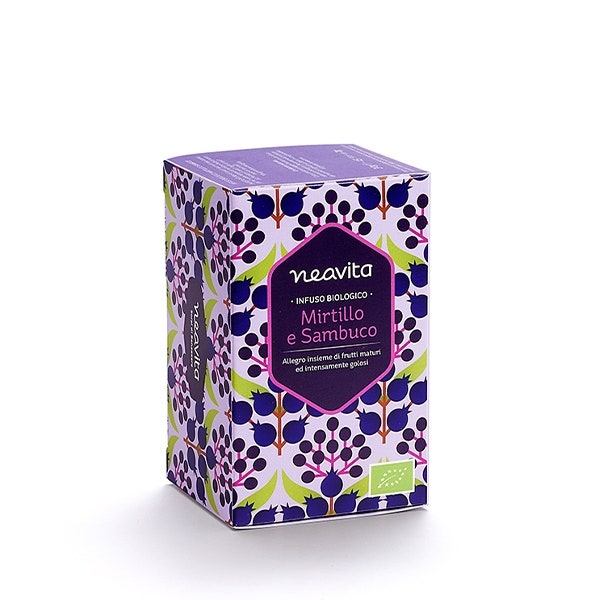 Neavita Infuso Bio Filtro Mirtillo Sambuco 15 Filtri  - 2