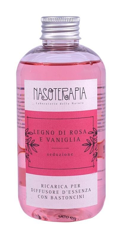 Nasoterapia Ricarica Per Diffusore Bastoncini Legno Di Rosa E Vaniglia 250ml-2