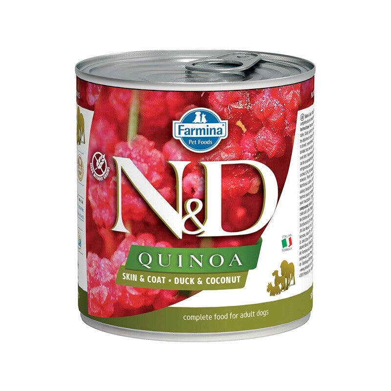 Farmina Natural & Delicious Quinoa Skin & Coat Con Anatra E Cocco Per Cani Adulti 285g-1