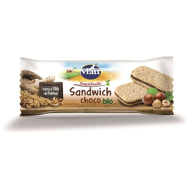 Matt Snacksnello Sandwich Choco Bio 20g-2