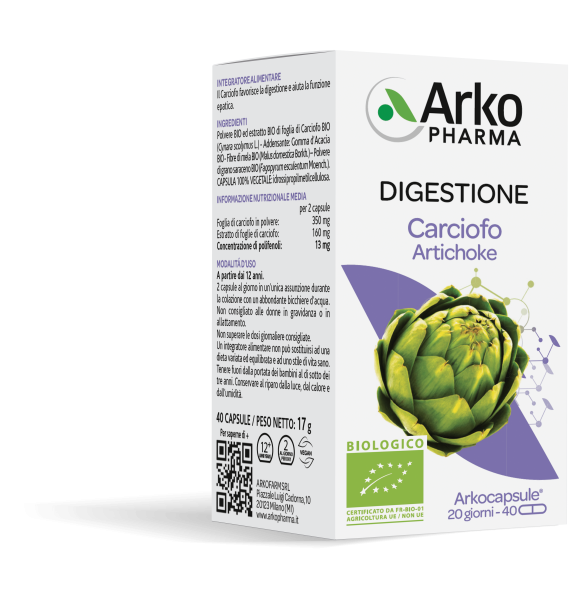 Arkopharma Carciofo Bio 40 Capsule-3