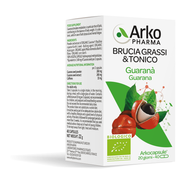 Arkopharma Guaranà Bio 40 Capsule-4