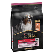 Purina Pro Plan Medium Adult Sensitive Skin Cibo Secco Con Salmone Cani Adulti Taglia Media 3kg-3