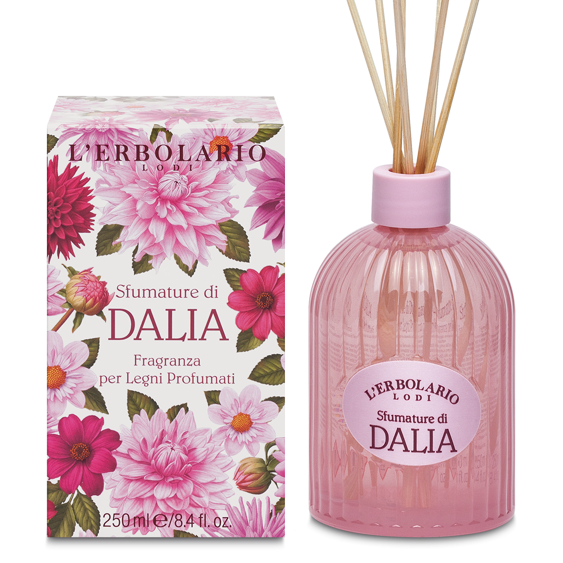 L'Erbolario Fragranza Per Legni Profumati Sfumature Di Dalia 250ml-1