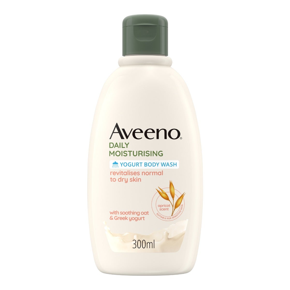 Aveeno Daily Moisturising Bagno Doccia Yogurt Albicocca Miele 300ml-16