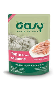 Oasy Specialità Naturale Gatto Tonno con Salmone 70g-1