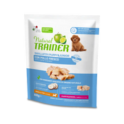 Natural Trainer Crocchette Pollo Cibo Secco Per Cuccioli Taglia Small Sacco 0,8kg-5