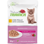 Natural Trainer Kitten&Young Bocconcini Di Pollo In Salsa Per Gattini 85g-1