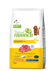 Natural Trainer Crocchette Manzo/Riso Per Cani Adulti Taglia Piccola Sacco 2 Kg-2
