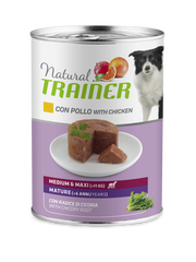 Natural Trainer Maintenance Mature Medium E Maxi Per Cani Umido Pollo Lattina 400g-1