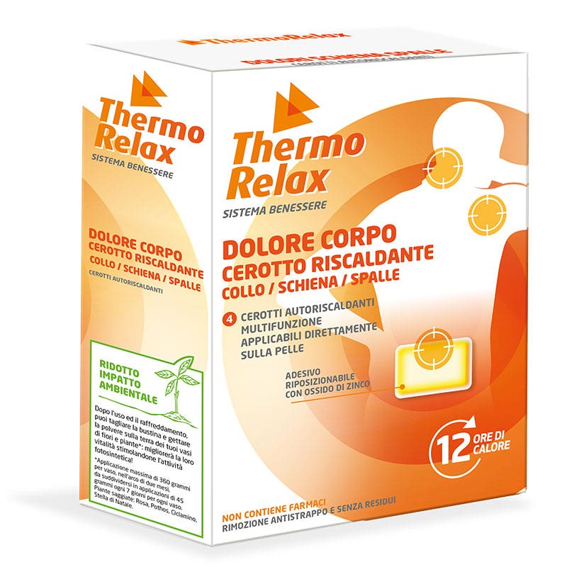 Thermorelax Adesivo Autoriscaldante 4 Cerotti Multifunzione Corpo-1