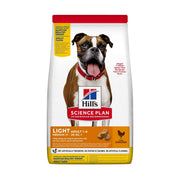Hill's Science Plan Light Crocchette Pollo Per Cani Taglia Media 2,5kg-6