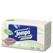 Tempo Box Fazzoletti Natural & Soft 70 Pezzi-1
