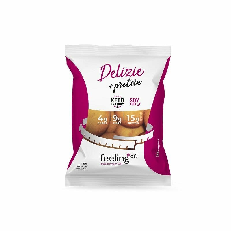 Feeling Ok Delizia +Protein Albicocca 50g-1