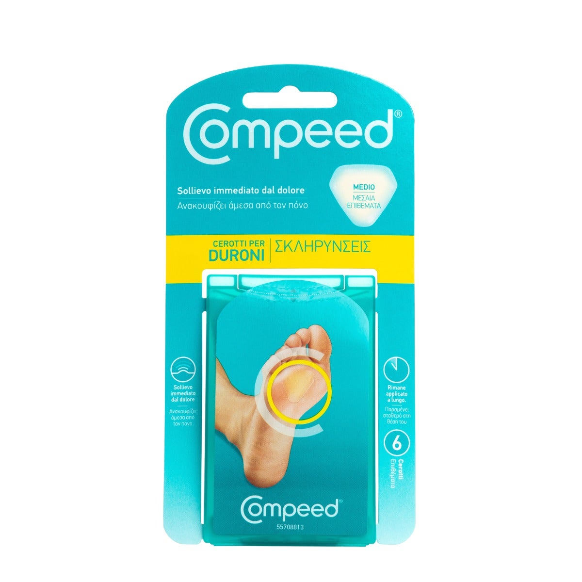 Compeed Cerotti Duroni Medio 6 pezzi-1